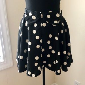 Double Eight Polka Dot Skirt